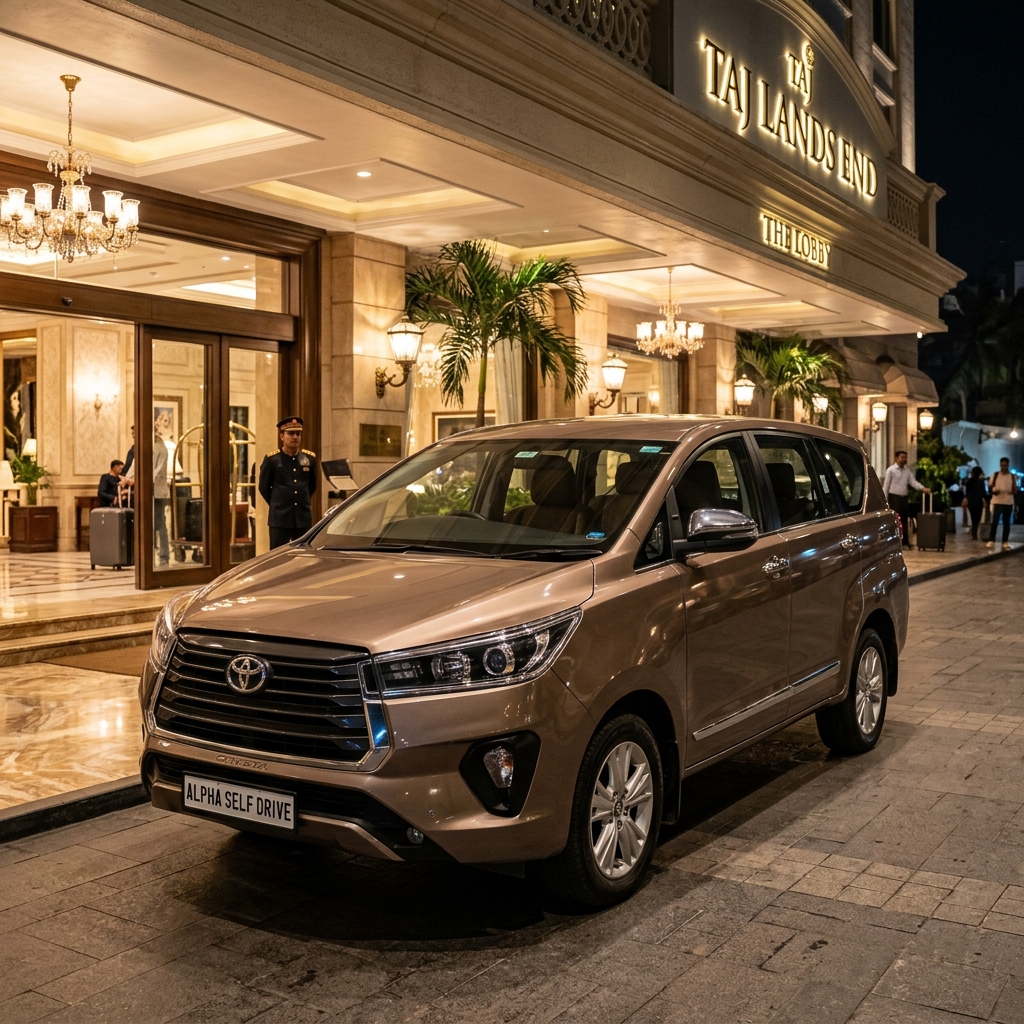 Toyota Innova Crysta — MPV available for self drive